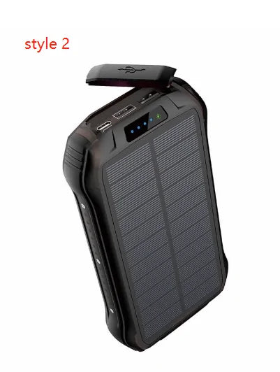 Wireless Solar Power Bank Charger for Mobile Phones