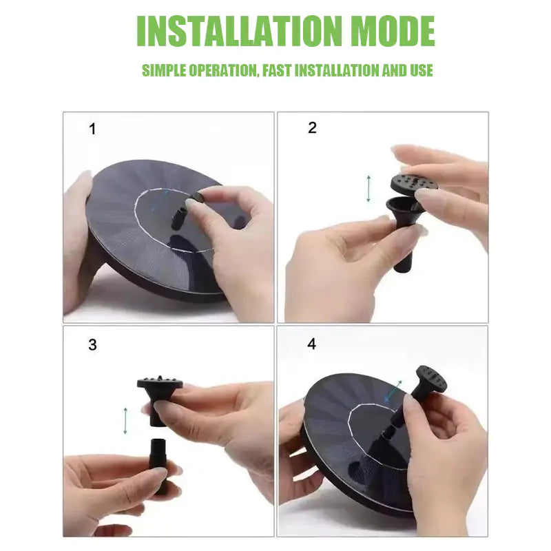 Solar Water Fountain