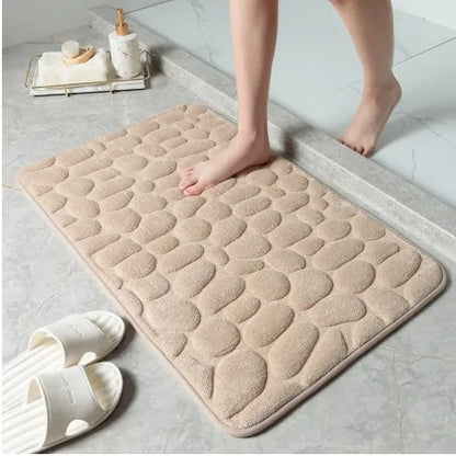 Non-Slip Embossed Bathroom Mat